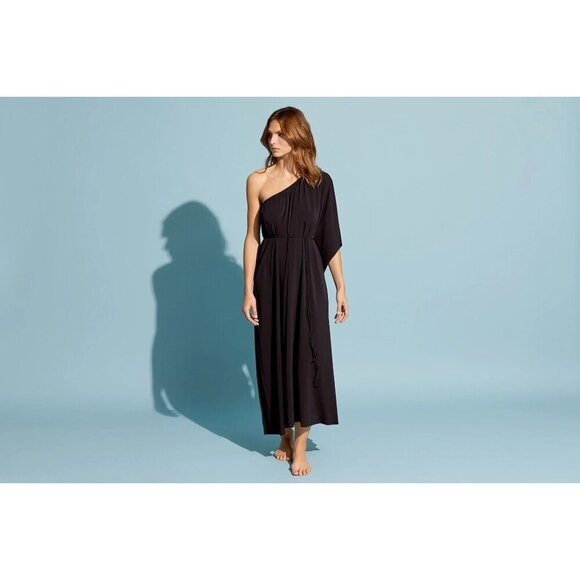 ERES Georgie One Shoulder Long Dress in Noir 3 New Womens Maxi Gown - Picture 13 of 15